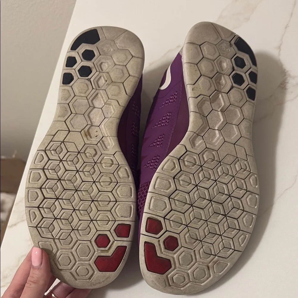 Nike Purple Women's Athletic Shoes with Red Accents